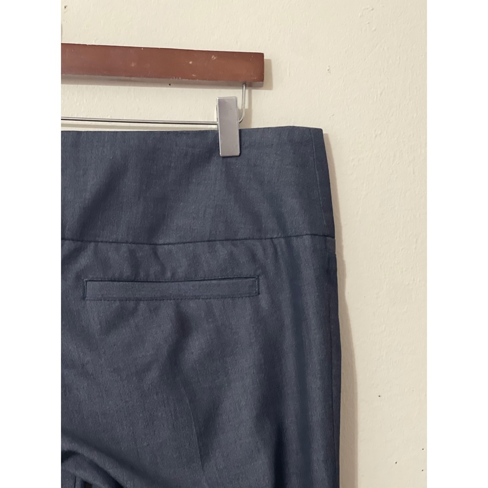 Billy Blues Wide Leg Trousers Size 4 Blue Grey Dark Academia Office Minimalist - Picture 6 of 8